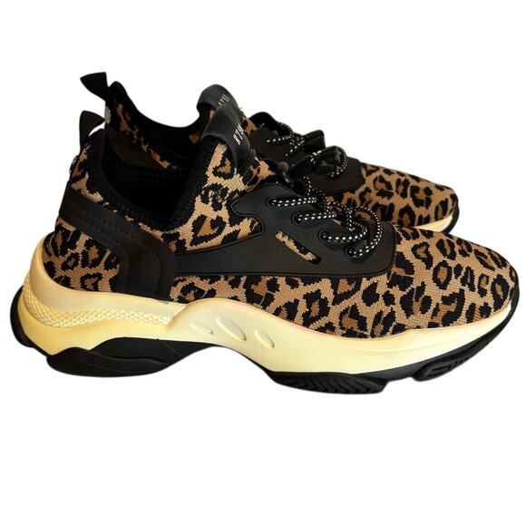 Women's Steve Madden Myles NY90 Leopard Sneakers Size 11, EUC - Picture 4 of 8